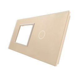 WELAIK dvojnásobný skleněný panel zás+1-ivory creme