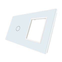 WELAIK dvojnásobný skleněný panel 1+zás - bílý