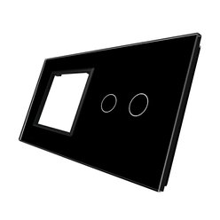 WELAIK dvojnásobný skleněný panel 8+2 - černý A2982B1.jpg