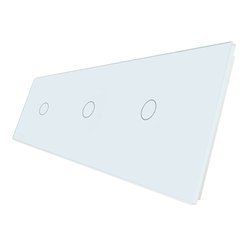WELAIK trojnásobný skleněný panel 1+1+1 - bílý