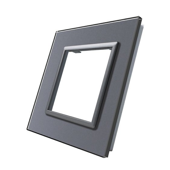 WELAIK rámeček zásuvkový skleněný - tmavě šedý.jpg